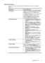 Page 37Administer the device
This section provides information about administering the device and modifying
settings.
Use this tool...to do the following...
Control panelReset the administrator password and network
settings: Press and hold the 
 Power button,
press 
 Network button, (on some models, press
the Wireless button 
), two times, press the
press the 
 Cancel button three times, and
release the Power button. For more information,
see 
Troubleshooting tips and resources.
Embedded Web server•Set embedded...