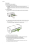 Page 62
To clear a jam
Use these steps to clear a paper jam.
1.Remove all media from the output tray.
CAUTION: Trying to clear a paper jam from the front of the printer can
damage the print mechanism. Always  access and clear paper jams through the
duplexer.
2. Check the duplexer.
a. Push the button on either side of the duplexer, and then remove the panel or
unit.
b. Locate any jammed media inside the printer, grasp it with both hands and then
pull it towards you.
c . If the jam is not there, push the latch on...