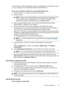 Page 65The HP Setup Assistant automatically saves the configurations to the HP device. Also,
you can configure up to 10 destination folders for each HP device.
Set up Scan to Network Folder from the embedded Web server
1.Create a folder on a computer connected to the network.
2. Share the folder.
NOTE: Make sure the folder preferences provide read and write access. For
more information about creating folders on the network and setting folder
preferences, see the documentation for your operating system.
3. Open...