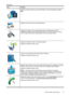 Page 21
IconPurpose
Displays a screen where you can use HP Apps. For more information, see HPApps
Displays the Photo screen for selecting options.
Displays the Setup screen for generating reports, changing fax and other
maintenance settings, and accessing the Help screen. The topic that you select
from the Help screen opens a help window on your computer screen.
Displays the Network screen for selecting options.
Officejet Pro 8500A (A910g-z only)
Provides more information about the printer's features....