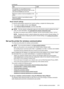 Page 223
ItemLimit
For example, if a user-defined service
template consists of 64 services, then it is the
only service template you can use.
Maximum number of service templates in the
policy.10
Maximum number of user-defined custom
service templates.5
Reset network settings
To reset the administrator password and network settings, complete the following steps:
1.Touch right arrow 
, and then select  Network.
2. Touch Restore Network Defaults , and then select Yes.
NOTE: Print the network configuration page and...