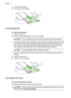 Page 30
5.Lower the output tray.
6. Pull out the tray extender.
Load transparencies
To load transparencies
1.Lift the output tray.
2. Slide the paper width guide out as far as possible.
NOTE: If you are loading larger sized media, pull the input tray to extend it.
3.Insert the transparencies, rough-side or print-side down, along the right of the main
tray. Make sure the adhesive strip is pointing towards the back of the printer and
that the stack of transparencies aligns with the right and back edges of the...