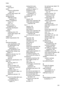 Page 249speed dialsend fax 61
status network configurationpage 152
printer status report 148
status icons 15
storage devices USB flash drivessupported 171
streaks, troubleshoot copies 111
scan 116
stripes on scans, troubleshoot 115
subscriber identification code 76
supplies ordering online 193
printer status report 148
yields 162
support  94
system requirements 162
T
technical information copy specifications 168
fax specifications 168
memory cardspecifications 171
scan specifications 169
telephone line, answer...