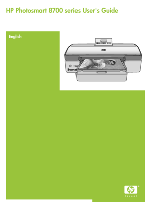 Page 1HP Photosmart 8700 series Users Guide
English
 