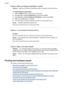 Page 42Solution 2: Make sure Software Install Mode is enabled
Solution:Make sure Software Install Mode option is enabled in the printer menu.
To enable Software Install Mode
1.Press the Menu button on the printer control panel.
2.Press 
 or  to highlight Preferences, and then press Print.
3.Press 
 or  to highlight Software Install Mode, and then press Print.
4.Make sure the On option is checked.
5.Turn the printer off, wait 10 seconds, and then turn the printer back on.
Cause:Software Install Mode might be...