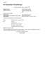 Page 66EU Declaration of Conformity
According to ISO/IEC 17050-1 and EN 17050-1
Suppliers’ Name:Hewlett-Packard Company
Supplier’s Address:16399 West Bernardo Drive
San Diego, CA 92127-1899
USA
Declares that the product:
Product Name:HP Photosmart A530 series
Product Number and Regulatory Model Number:Q8624A, SDGOA-0812
Power Supply:0957-2120 (CLASS II, world-wide version)
Conforms to the following Product Specifications:
Safety: EN 60950-1:2001, IEC 60950-1:2001
EMC: Class B
EN 55022:2006
EN 61000-3-2:2000 +...