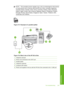 Page 244
NOTE:This possible solution applies only in the countries/regions that receive
a 2-wire phone cord in the box with the HP All-in-One, including: Argentina,
Australia, Brazil, Canada, Chile, China, Colombia, Greece, India, Indonesia,
Ireland, Japan, Korea, Latin America, Malaysia, Mexico, Philippines, Poland,
Portugal, Russia, Saudi Arabia, Singapore, Spain, Taiwan, Thailand, USA,
Venezuela, and Vietnam.
Figure 15-1 Example of a parallel splitter
Figure 15-2 Back view of the HP All-in-One
1Telephone wall...