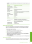 Page 86
the Size  list to see if a defined paper size already exists for the type of paper you are
using.
Paper typeSuggested paper size settings
CD/DVD tattoo paper5 x 7 in.
Copier, multi-purpose, or
plain papersLetter or A4
EnvelopesAppropriate listed envelope size
Greeting-card papersLetter or A4
Index cardsAppropriate listed card size (if listed sizes are not appropriate,
you can specify a custom paper size)
Inkjet papersLetter or A4
Iron-on T-shirt transfersLetter or A4
LabelsLetter or A4
LegalLegal...