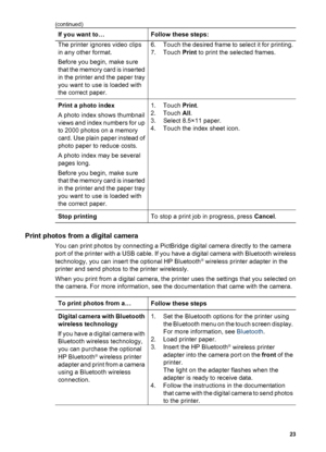 Page 263Printing photos without a
computer
The HP Photosmart D7300 series printer lets you select, enhance, and print photos
without even turning on the computer. Once youve set up the printer using the
instructions in the Quick Start booklet, you can insert a memory card in the printer and
print your photos using the buttons on the printer control panel.
You can also print photos directly from a digital camera. For more information, see Print
photos from a digital camera.
Printing photos
You can print photos...