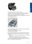 Page 120The print carriage moves to the center of the product.
NOTE:Wait until the print carriage stops moving before proceeding.
3.Make sure the ink cartridges are installed in the correct slots.
Match the shape of the icon and color of the ink cartridge with the slot that has
the same shaped icon and color.
4.Run your finger along the top of the ink cartridges to locate any cartridges that
are not snapped completely down.
5.Press down on any cartridges that are sticking up.
They should snap down into place....