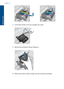 Page 1234.Lift the latch handle on the print carriage until it stops.
5.Remove the printhead by lifting it straight up.
6.Make sure the latch handle is raised, and then reinsert the printhead.
Chapter 12
120 Solve a problem
Solve a problem
 