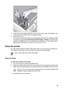 Page 4211. Lower the open printhead assembly cover so that it clips under the metal bar, and
then fold the cover back down to its original position.
12. Close the top door.
The printer automatically performs printhead alignment and color calibration. Make
sure that you have loaded HP Advanced Photo Paper - Glossy in the main tray,
and then click OK to perform the alignment and calibration. For information about
alignment and calibration, see Align and calibrate the printer.
Clean the printer
For best results,...