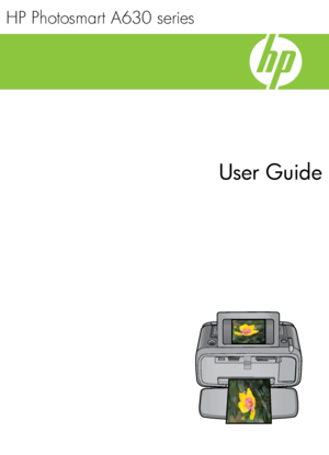 Page 1
HP Photosmart A630 series
User Guide
 