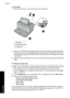 Page 26To load paper
1.Open the output tray. The input tray opens automatically.
1Input tray
2Paper-width guide
3Output tray
2.Load up to 20 sheets of photo paper with the print side or glossy side facing the front
of the printer. If you are using tabbed paper, load the paper so tab feeds in last. When
loading, slide the paper to the left side of the input tray and push the paper down firmly
until it stops.
3.Adjust the paper-width guide to fit close to the edge of the paper without bending the
paper.
To change...