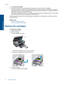 Page 205.Click Clean the printhead.
6.Follow the prompts until you are satisfied with the quality of the output, and then click Done.
There are two stages of cleaning. Each stage lasts about two minutes, uses one sheet of paper, and uses an
increasing amount of ink. After each stage, review the quality of the printed page. You should only initiate the
next phase of cleaning if the print quality is poor.
If print quality still seems poor after you complete both stages of cleaning, try aligning the printer. If...