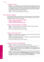 Page 68Text format is incorrect
Solution:Some applications cannot handle framed text formatting. Framed text is
one of the scan document settings in the software. It maintains complex layouts, such
as multiple columns from a newsletter, by putting the text in different frames (boxes)
in the destination application. In the software, select the correct format so that the
scanned text layout and formatting are retained.
Cause:The scan document settings were incorrect.
Text is incorrect or missing
Try the following...