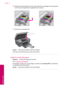 Page 9610.Using the colored shaped icons for help, slide the ink cartridge into the empty slot
until it clicks into place and is seated firmly in the slot.
11.Close the ink cartridge door.
Cause:There was a problem with the printhead.
If this did not solve the issue, try the next solution.
Solution 2: Contact HP support
Solution:Contact HP support for service.
Go to: 
www.hp.com/support.
If prompted, choose your country/region, and then click Contact HP for information
on calling for technical support....