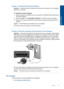 Page 74Solution 1: Install the HP Photosmart Software
Solution:Install the product software that came with the product. If it is installed,
restart your computer.
To install the product software
1.Insert the product CD-ROM into your computer’s CD-ROM drive and then start
the Setup program.
2.When prompted, click Install More Software to install the product software.
3.Follow the onscreen instructions and the setup instructions that came with the
product.
Cause:The HP Photosmart Software was not installed.
If...