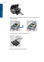 Page 953.Remove all of the ink cartridges and place them on a piece of paper with the ink
opening pointing up.
4.Lift the latch handle on the print carriage until it stops.
5.Remove the printhead by lifting it straight up.
Chapter 12
92 Solve a problem
Solve a problem
 