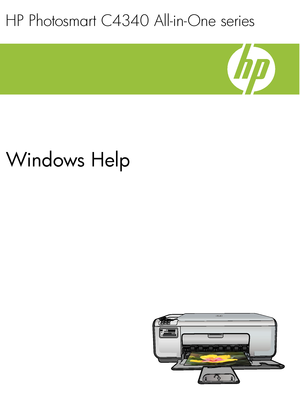 Page 1HP Photosmart C4340 All-in- One series
Windows Help
*0#96857
 