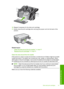 Page 94
10.Repeat if necessary for the other print cartridge.
11. Gently close the print cartridge door and plug the power cord into the back of the
product.
Related topics
•“
Clean the area around the ink nozzles” on page 91
•“
Replace the print cartridges” on page 81
Clean the area around the ink nozzles
If the product is used in a dusty environment, a small amount of debris might accumulate
inside the product. This debris can includ e dust, hair, carpet, or clothing fibers. When
debris gets on the print...