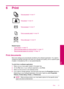 Page 236Print
“Print documents” on page 21
“Print photos” on page 22
“Print envelopes” on page 27
“Print on specialty media” on page 28
“Print a Web page” on page 29
Related topics
•“
Load media” on page 18
•“
Recommended papers for photo printing” on page 15
•“
Recommended papers for printing” on page 16
Print documents
Most print settings are automatically handled by the software application. You need to
change the settings manually only when you change print quality, print on specific types
of paper or...