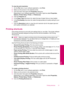 Page 33To view the print resolution
1.On the File menu in your software application, click Print.
2.Make sure the product is the selected printer.
3.Click the button that opens the Properties dialog box.
Depending on your software application, this button might be called Properties,
Options, Printer Setup, Printer, or Preferences.
4.Click the Features tab.
5.In the Paper Type drop-down list, select the type of paper that you have loaded.
6.In the Print Quality drop-down list, select the appropriate print...