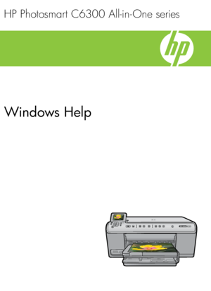 Page 1
Windows Help
HP Photosmart C6300 All-in-One series
 