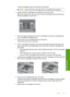 Page 276
The print carriage moves to the center of the product.
NOTE:Wait until the print carriage stops moving before proceeding.
3.Make sure the ink cart ridges are installed in the correct slots.
Match the shape of the icon and color of the ink cartridge with the slot that has
the same shaped icon and color.
4. Run your finger along the top of the ink cartridges to locate any cartridges that
are not snapped completely down.
5. Press down on any cartridges that are sticking up.
They should snap down into...