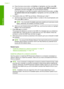 Page 37
d. Press the down arrow button until  Ad Hoc is highlighted, and then press  OK.
e . Press the down arrow button until  Yes, my network uses WEP encryption  is
highlighted, and then press  OK. The visual keyboard displays.
If you do  not want to use WEP encryption, press the down arrow button until  No,
my network does not use encryption  is highlighted, and then press OK. Go to
step 7.
6. If prompted, enter your WEP key as follows. Otherwise go to step 7.
a. Use the arrow buttons to highlight a letter...