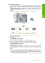 Page 98
To view and select photos
1.Insert a memory card into the appropriate slot on the HP All-in-One, connect a storage
device to the front USB port, or insert a CD/DVD (label side up) into the LightScribe
drive.
The  Photosmart Express  menu appears, with the most recent photo shown on the
display.
View
PrintCreateShareSave
2. Load up to 10 x 15 cm (4 x 6 inch) photo paper in the photo tray or full-size photo
paper in the main input tray.
3. Touch  View.
The  View Photos  screen appears.
4. Touch 
 or  to...