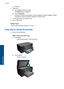 Page 26c.Close lid.
2.Start scan.
a.Touch Scan on Home screen.
The Scan To menu appears.
b.Touch Computer.
If product is network-connected, a list of available computers appears. Select
computer to which you want to transfer to start the scan.
3.Touch job shortcut you want to use.
4.Touch Start Scan.
Related topics
“Tips for copy and scan success” on page 27
Copy text or mixed documents
▲Do one of the following:
Make a black and white copy
a. Load paper.
 Load full-size paper in main input tray.
b. Load...