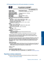 Page 251HP Photosmart Premium Fax C410 series declaration of conformity
Regulatory wireless statements
This section contains the following regulatory information pertaining to wireless products:
•Exposure to radio frequency radiation
Regulatory wireless statements 249
Technical information
 