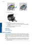 Page 26d. Close cartridge door.
4.Align cartridges.
a. When prompted, press OK to print cartridge alignment page.
b. Load page print side down on right front corner of glass, and then press OK to
scan page.
c. Remove alignment page and recycle or discard it.
5.View the animation for this topic.
Related topics
Order ink supplies
Tips for working with ink
Order ink supplies
To learn which HP supplies work with your product, order supplies online, or create a
printable shopping list, open HP Solution Center, and...