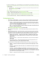 Page 38To switch to the Printing page, press the Printing icon in the Activity Tray at the bottom of the screen.
1 Status messages
●Stored Jobs status — current mode (print and save, print only, save only), number of stored jobs, number of locked
jobs. See 
Stored jobs on page 23 for details.
●UV Lamps
2 Jobs — displays the Stored Jobs feature. See 
Stored jobs on page 23 for details.
3 Options — displays the Printer Options menu. See 
Printing Options menu on page 32 for details.
4 Calibrate — displays the...