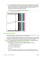 Page 54TIP:To achieve the best results from the ruler-measurement calibrations: Use a good-quality
ruler with accurate marks. Use a ruler that is in the same units as the pattern selected. (Do not
attempt to use a metric ruler to read an English-units pattern or vice-versa.) Use a ruler that is at
least as long as the pattern you are measuring. (Do not attempt to add up shorter ruler
measurements to achieve the total length of the pattern.)
To avoid ruler issues, use the image-sensor based calibration.
Figure...