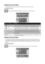 Page 292425
Setting the Focus Mode
This function allows users to define the type focus when recording a still image or a video clip.
To set the Focus mode
Tap the onscreen Macro button to display popup macro menu and tap the desired icon.
•	
Icon. Item Description
Normal With normal focus, the focus range starts from 0.4m (about 16 inches) to near infinity.  
When the camera is set to Normal mode, there is no icon displayed on the screen.
MacroThis mode is designed for close-up photography.  This mode should be...