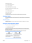 Page 33
Hewlett Packard Company
P. O. Box 692000, Mail Stop 530113
Houston, Texas 77269-2000
Or, call 1-800-HP-INVENT (1-800 474-6836)
For questions regarding this FCC declaration, contact:
Hewlett Packard Company
P. O. Box 692000, Mail Stop 510101
Houston, Texas 77269-2000
Or, call (281) 514-3333
To identify this product, refer to the Part, Series, or Model number found on the product.
Canadian Notice
This Class B digital apparatus meets all requiremen ts of the Canadian Interference-Causing Equipment...