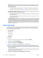 Page 34●OSD Lockout—The OSD can be enabled or disabled by pressing and holding the Menu button
on the front panel for 10 seconds. If the OSD is locked, the warning message OSD Lockout
displays for ten seconds.
◦If the OSD is locked, press and hold the Menu button for 10 seconds to unlock the OSD.
◦If the OSD is unlocked, press and hold the Menu button for 10 seconds to lock the OSD.
●Power Button Lockout—Indicates the power button is locked. If the power button is locked, the
warning message Power Button...