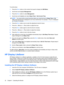 Page 38To set the timer:
1.Press the Menu button on the monitor front panel to display the OSD Menu.
2.Scroll down and highlight Management.
3.Press the Menu button to select Management.
4.Scroll down and highlight and select Sleep Timer > Set Current Time.
NOTE:You must set the current local time before you reset the time for Sleep Time or On
Time. Note that the time is displayed in a 24–hour clock format. For example, 1:15 p.m. is displayed
as 13 hours 15 minutes.
5.Press the Menu button once to enter the...