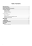 Page 61 
Table of Contents 
 
 
Safety Instructions ............................................................................................................... 2 
Recycling Information .......................................................................................................... 3 
System components and accessories ................................................................................  4 
Connection instructions...