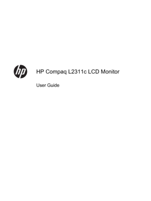 Page 1HP Compaq L2311c LCD Monitor
User Guide
 