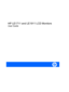 Page 1HP LE1711 and LE1911 LCD Monitors
User Guide
 