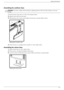 Page 13
Setting Up the Monitor
User’s Guide3–3
Assembling the cantilever base
ÄCAUTION: The screen is fragile. Avoid touching or applyi ng pressure to the LCD screen; doing so can cause 
damage.
1. Set the monitor screen down on a flat, soft, protected surface.
2. Align the neck with the monitor base.
3. Slide the base until it snaps in place. Make  sure the base is securely locked in place.
Attaching the cantilever base
4. Lift the monitor to an upright position  and place on a flat, stable surface.
Assembling...