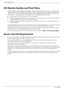 Page 56Technical Specifications
B–6User’s Guide
LCD Monitor Quality and Pixel Policy
The HP LCD Monitor uses high-precision technology, manufactured according to high standards, to help guarantee 
trouble-free performance. Nevertheless, the display may have cosmetic imperfections that appear as small bright or 
dark spots. This is common to all LCD displays used in products supplied by all vendors and is not specific to the 
HP LCD Monitor. These imperfections are caused by one or more defective pixels or...