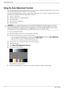 Page 28Operating the Monitor
4–2User’s Guide
Using the Auto-Adjustment Function
You can easily optimize the screen performance for the VGA input by using the Auto/Select button on the monitor 
and the auto-adjustment pattern software on the CD provided.
Do not use this procedure if your monitor is using a DVI or HDMI input. If your monitor is using the VGA input, this 
procedure can correct the following image-quality conditions:
■Fuzzy or unclear focus
■Ghosting, streaking, or shadowing effects
■Faint vertical...