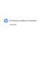 Page 1
HP ZR22w and ZR24w LCD Monitors
User Guide
 