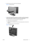 Page 15
2.Swivel the monitor to the left or right for the best viewing angle.
Figure 3-8   Swiveling the Monitor
3.Adjust the monitors height so that  it is parallel to your eye height for a comfortable viewing position.
A lock-down/release button on the back of the colu mn prevents the display head from sliding up
when the monitor is lifted. If the display head is locked in the lowest height position:
a. Make sure that the monitor is safe ly positioned on a stable surface.
b. Gently push down on the display...