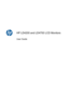 Page 1HP LD4200 and LD4700 LCD Monitors
User Guide
 