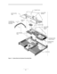 Page 34___________34Screw ISOBM2.6x5LStandoff 10mmK/B Grounding
PlateTrack Ball and
Sub Battery-M/B
HarnessesPCA Proc(CPU)Standoff 15mmScrew ISOB
M2.6x5L
Qty (2)PCA Main PK-486(System Board)PCMCIA ButtonAssemblyLower CaseCPU Shielding
Plate
Figure 11 - System Board and Keyboard Grounding Plate 